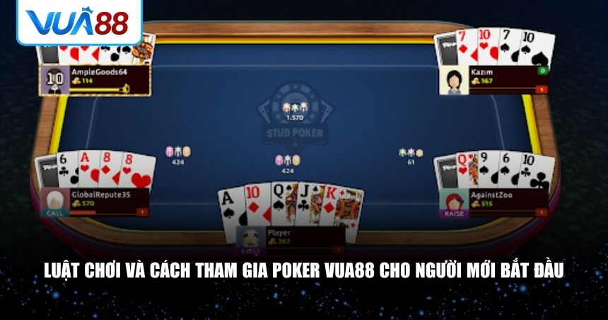 Quy tắc xếp bài và hệ thống cược trong Poker VUA88 